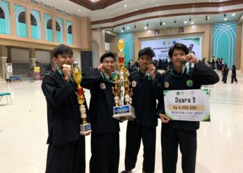 Empat Santri Wali Barokah Boarding School Raih Emas di Kejuaraan Pencak Silat Rektor Cup 2025 UIN Syekh Wasil Kediri, Sekolah Mendapat Juara Umum 2