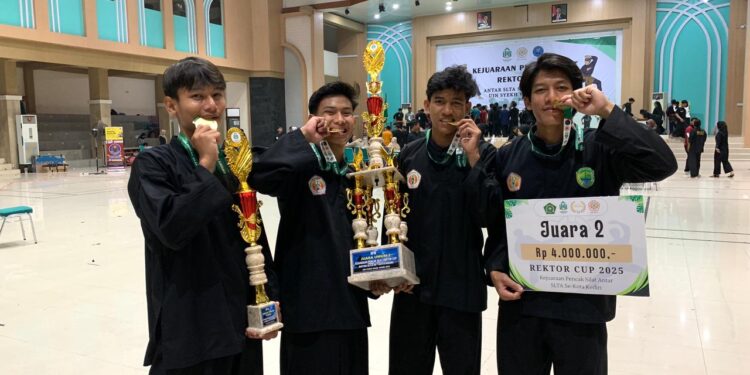 Empat Santri Wali Barokah Boarding School Raih Emas di Kejuaraan Pencak Silat Rektor Cup 2025 UIN Syekh Wasil Kediri, Sekolah Mendapat Juara Umum 2