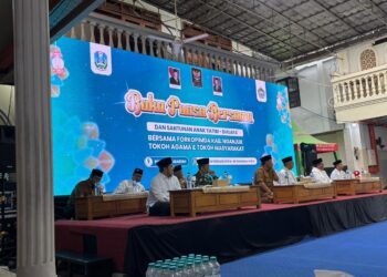 Ponpes Wali Barokah Kediri Hadiri Santunan Yatim di Ponpes Al Ubaidah Kertosono