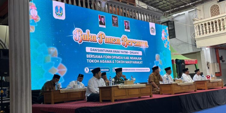 Ponpes Wali Barokah Kediri Hadiri Santunan Yatim di Ponpes Al Ubaidah Kertosono