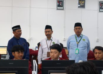 Kanwil Kemenag Jatim Tinjau Pelaksanaan Ujian Nasional PKPPS Ulya Wali Barokah, Puji Kondusivitas dan Kelengkapan Fasilitas