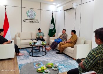 Ketua FKUB dan Kesbangpol Kota Kediri Silaturahim ke Ponpes Wali Barokah Bahas Rencana Kegiatan Lintas Agama
