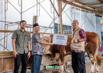 Ponpes Wali Barokah Terima Sapi Kurban Bantuan dari Wakil Presiden RI