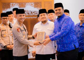 Perkuat Sinergi Ulama dan Umara, Kapolres Kediri Kota Bersilaturahim ke Ponpes Wali Barokah
