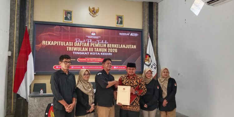 Wujudkan Data Pemilih Akurat dan Transparan, Humas Ponpes Wali Barokah Hadiri Rapat Pleno Terbuka PDPB KPU Kota Kediri